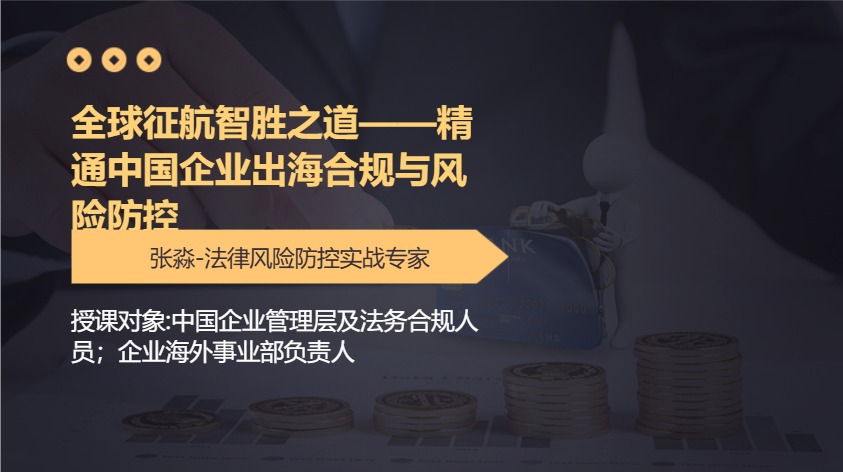 全球征航智胜之道——精通中国企业出海合规与风险防控