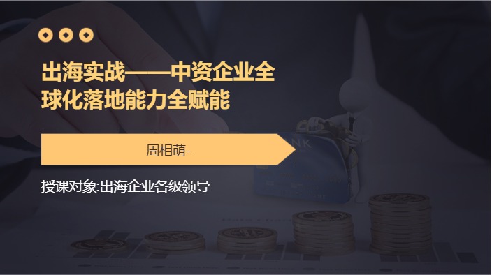 出海实战——中资企业全球化落地能力全赋能