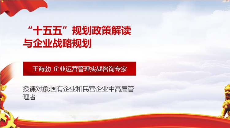 “十五五”规划政策解读与企业战略规划