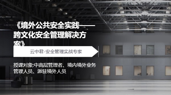 《境外公共安全实践——跨文化安全管理解决方案》