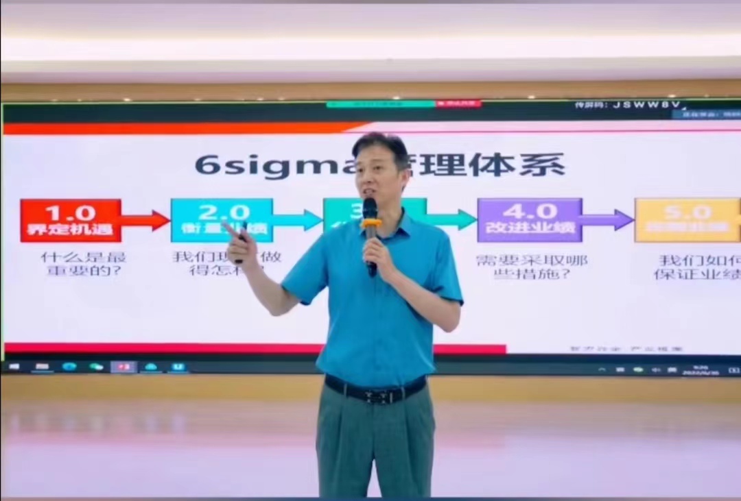 【周建华老师】7月1-2日再次受邀某整体橱柜行业的领先企业讲授《六西格玛管理》课程精彩结束！