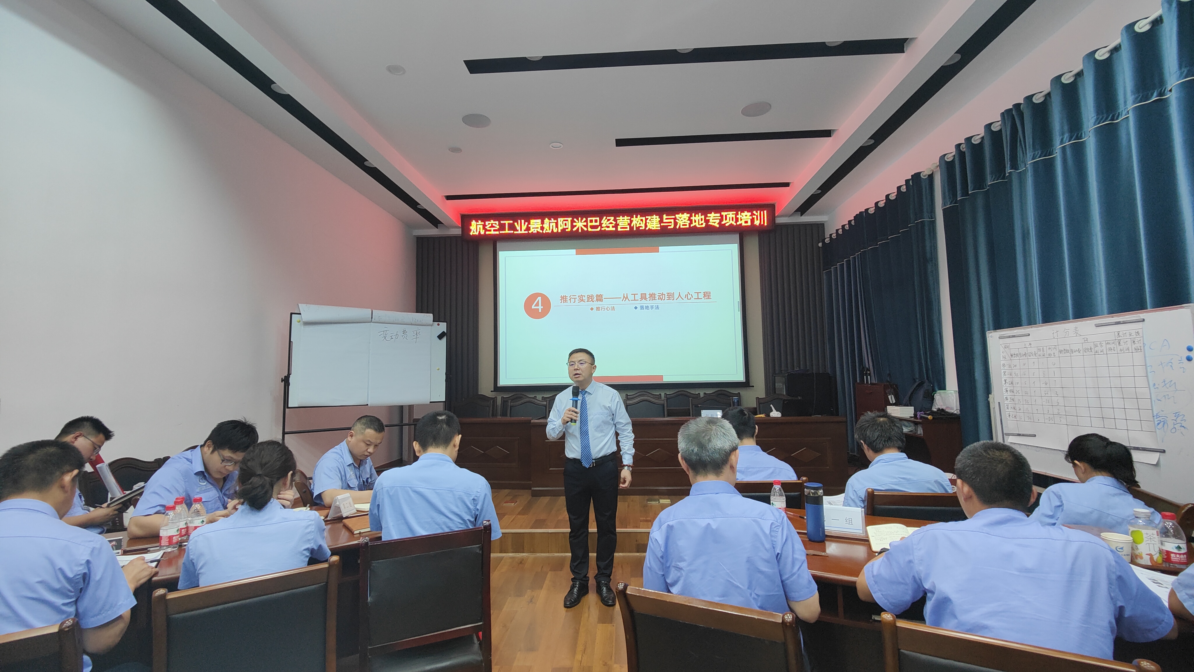 刘昭华老师老师受邀为景德德航空工业讲授《阿米巴构建与落地》课程圆满交付