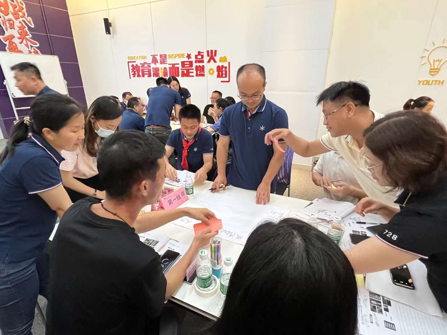 【粟文杰老师】6月26日在佛山某企业高层进行《打造团队执行力》完美交付！