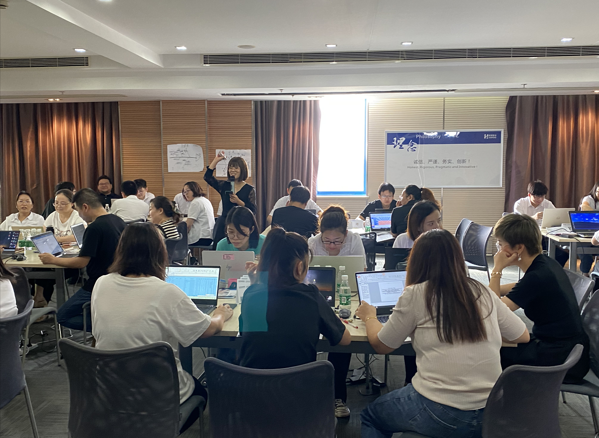 刘平利老师 2021年9月28号在西安国家能源集团讲授《 企业经营数据分析实战》课程圆满结束