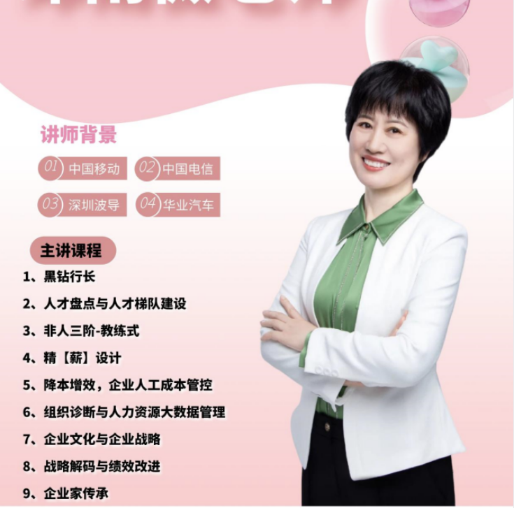 【人力资源-邓雨薇老师】6月9日吉林线上公开课讲授《降本增效-企业人工成本分析与控制》圆满结束